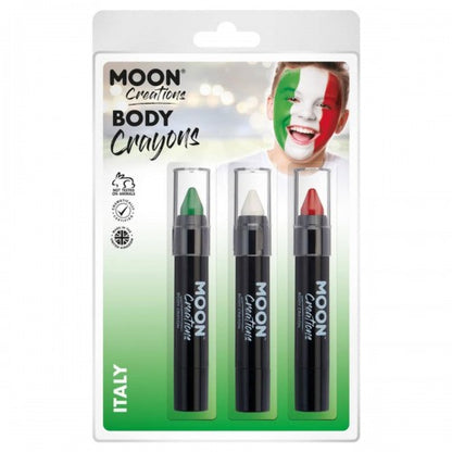 Front - Moon Creations Body Crayons Set (Pack of 3)