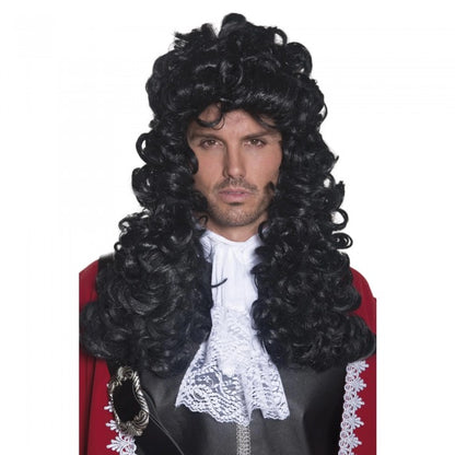 Front - Smiffys Mens Pirate Captain Wig