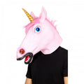 Front - Smiffys Unisex Adult Unicorn Latex Mask