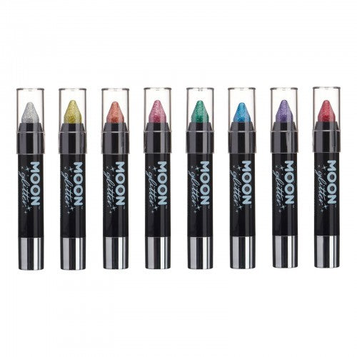 Front - Moon Glitter Holographic Body Crayons