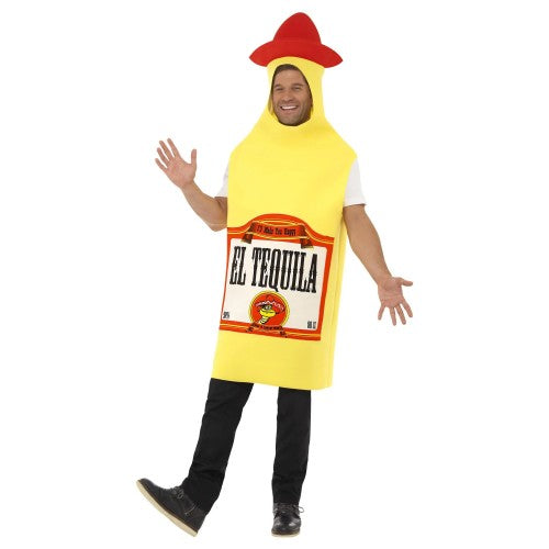 Front - Smiffys Unisex Adult Tequila Bottle Costume