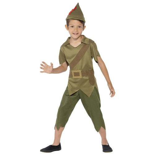Front - Robin Hood Childrens/Kids Costume Set