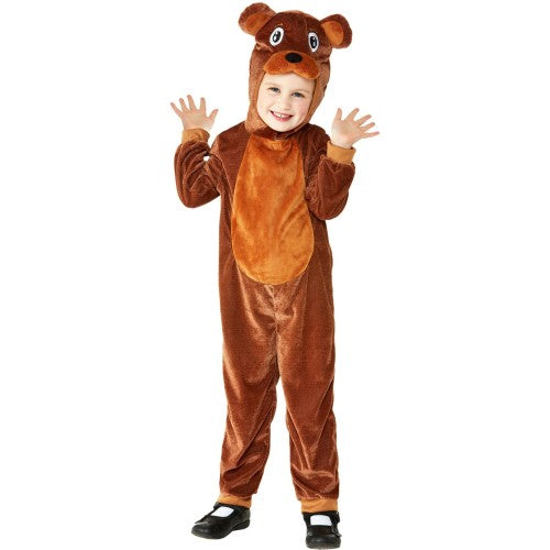 Front - Smiffys Toddler Bear Bodysuit