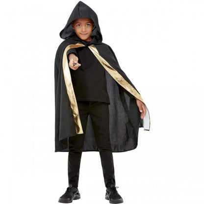 Front - Smiffys Hooded Wizard Cape
