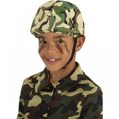 Front - Smiffys Childrens/Kids Army Helmet
