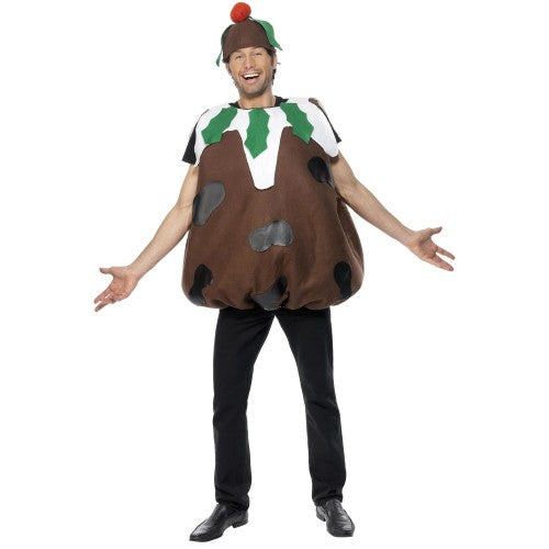 Front - Smiffys Mens Christmas Pudding Costume