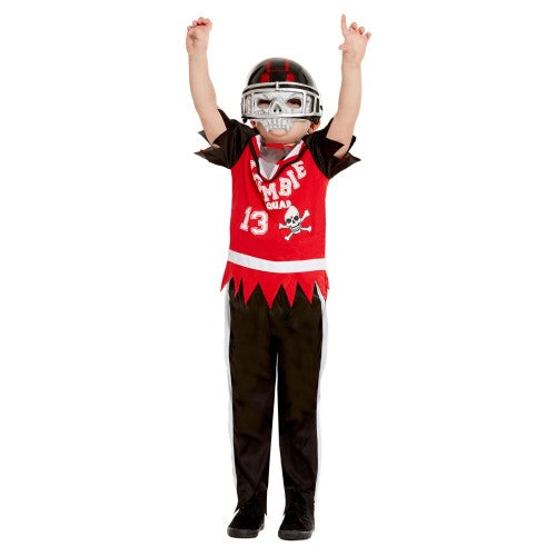 Front - Smiffys Childrens/Kids Zombie Football Player Costume