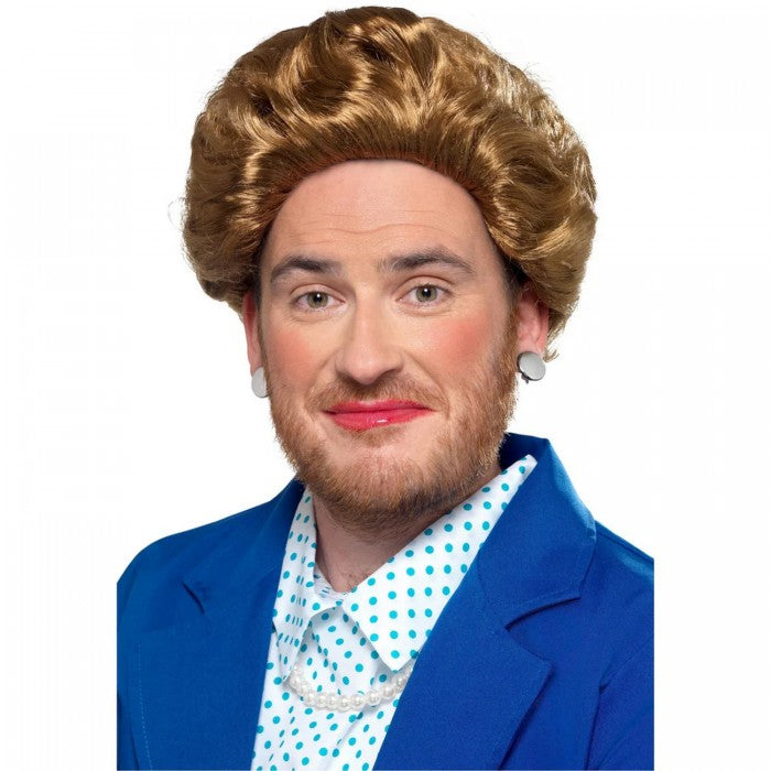 Front - Smiffys Unisex Adult Iron Lady Wig