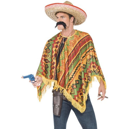 Front - Smiffys Mens Costume Poncho