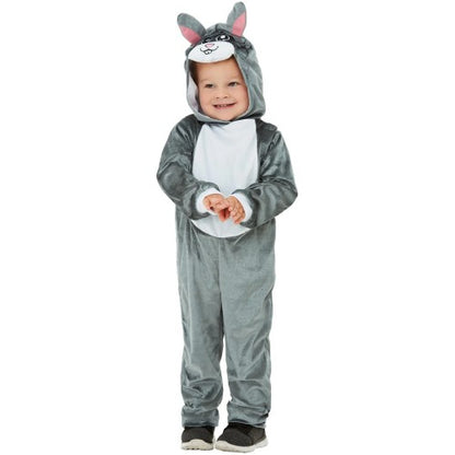 Front - Smiffys Toddler Bunny Bodysuit