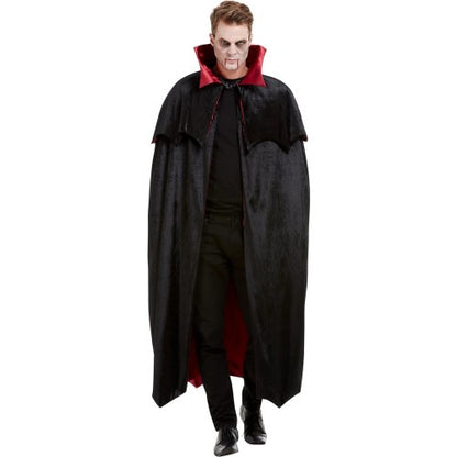 Front - Smiffys Unisex Adult Deluxe Vampire Cape