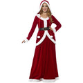 Front - Smiffys Womens/Ladies Deluxe Miss Claus Costume Set