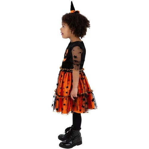 Front - Smiffys Childrens/Kids Pumpkin Costume Set