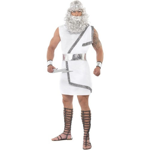 Front - Smiffys Mens Zeus Costume Set