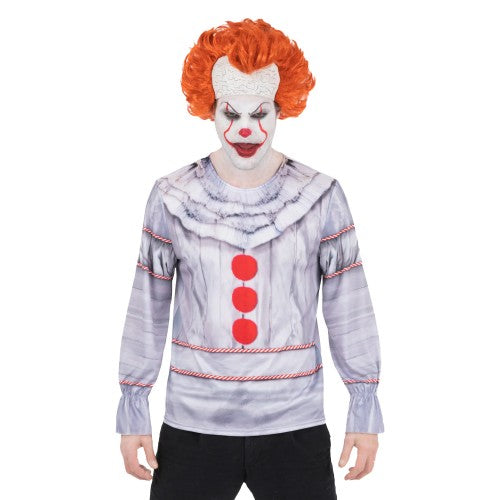 Front - It Chapter 2 Unisex Adult Pennywise Costume Top