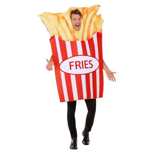 Front - Smiffys Unisex Adult French Fries Costume