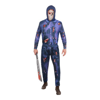 Front - Friday The 13th Mens Jason Voorhees Costume