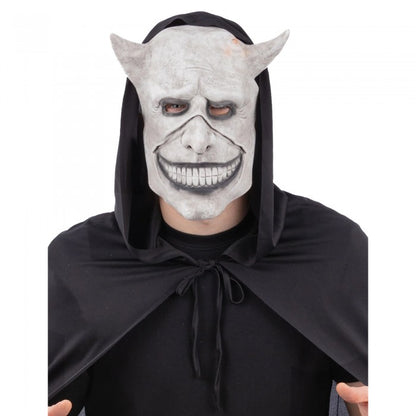 Front - Smiffys Unisex Adult Smiling Devil Latex Mask