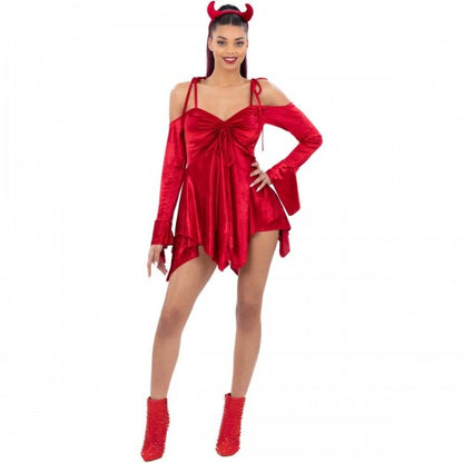 Front - Smiffys Womens/Ladies Devil Costume Set