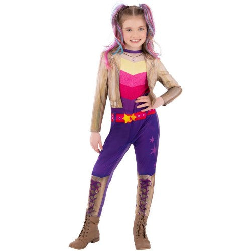 Front - Unicorn Academy Girls Sophia Mendoza Costume Set