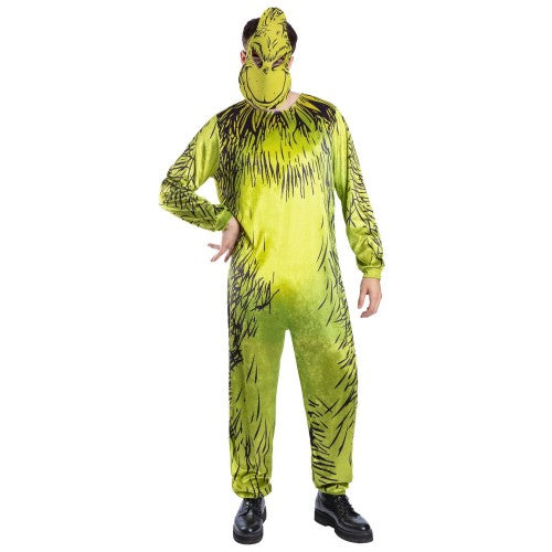 Front - The Grinch Unisex Adult Costume Set