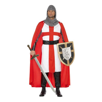 Front - Smiffys Mens St George Hero Costume