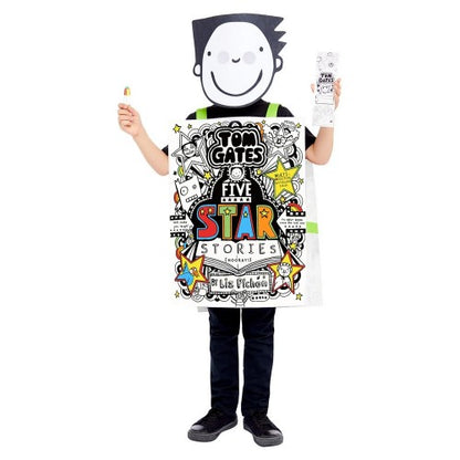 Front - Tom Gates Childrens/Kids Colour In Costume Set