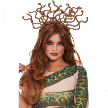 Front - Smiffys Womens/Ladies Medusa Snake Headdress