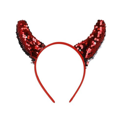 Front - Smiffys Reversible Sequin Headband