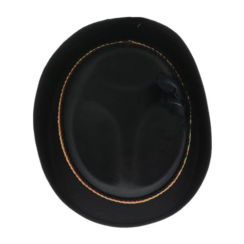 Front - Smiffys Deluxe Feather Trenker Hat