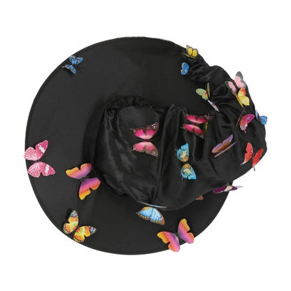 Front - Smiffys Butterfly Witch Hat