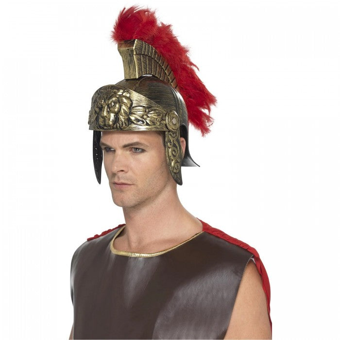 Front - Smiffys Unisex Adult Roman Spartan Helmet