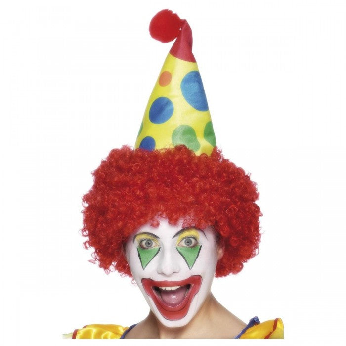 Front - Smiffys Unisex Adult Clown Costume Hat