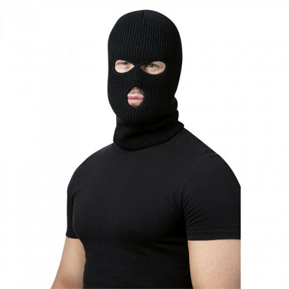 Front - Smiffys Robber Ribbed Balaclava