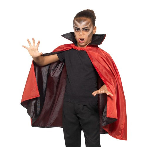 Front - Smiffys Childrens/Kids Vampire Reversible Cape