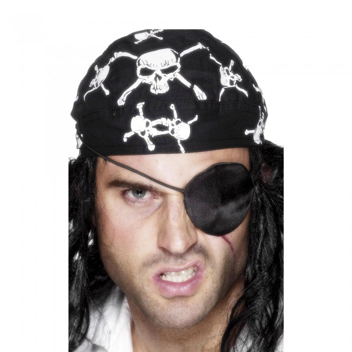 Front - Smiffys Unisex Adult Deluxe Pirate Eyepatch