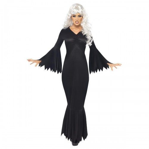 Front - Smiffys Womens/Ladies Midnight Vampire Costume