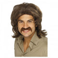 Front - Smiffys Mens 70s Retro Wig