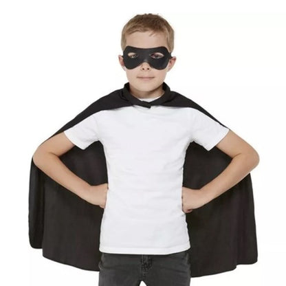 Front - Smiffys Childrens/Kids Superhero Mask & Cape Set
