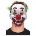 Front - Smiffys Unisex Adult Clown PVC Elastic Strap Mask