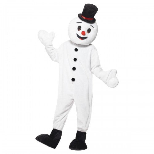 Front - Smiffys Unisex Adult Snowman Mascot Costume