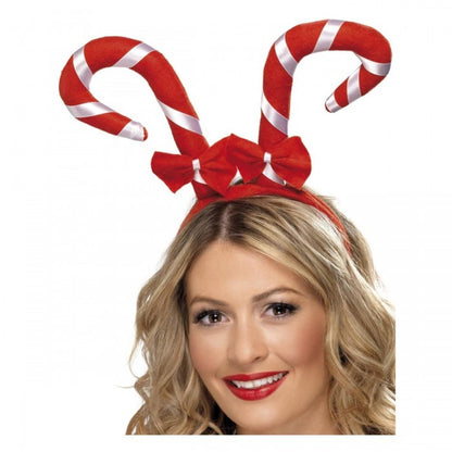 Front - Smiffys Candy Cane Headband