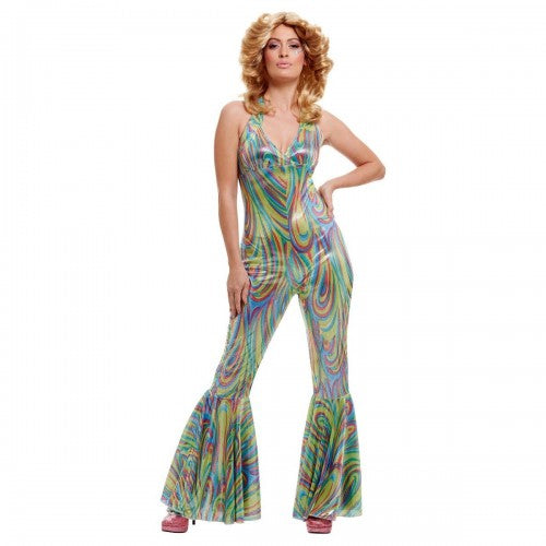 Front - Smiffys Womens/Ladies Dancing Queen Costume Dress