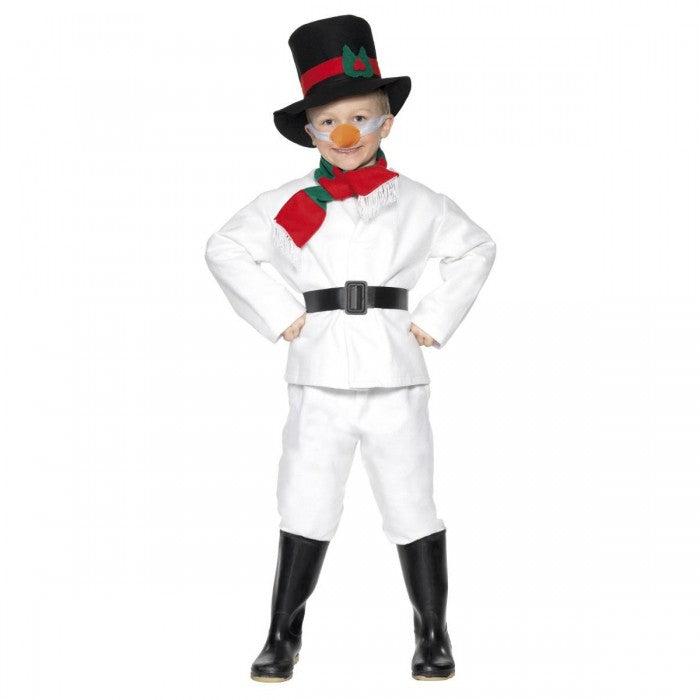 Front - Smiffys Childrens/Kids Snowman Costume Set