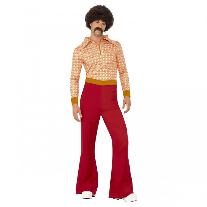 Front - Smiffys Mens Authentic 70s Costume
