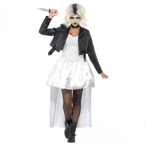 Front - Bride of Chucky Womens/Ladies Tiffany Lace Costume Set