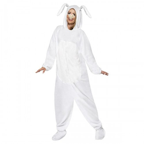 Front - Smiffys Unisex Adult Rabbit Costume Set