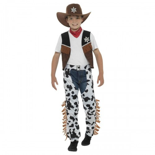 Front - Smiffys Childrens/Kids Texan Cowboy Costume