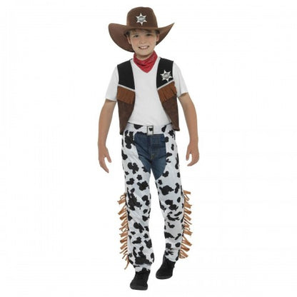 Front - Smiffys Childrens/Kids Texan Cowboy Costume