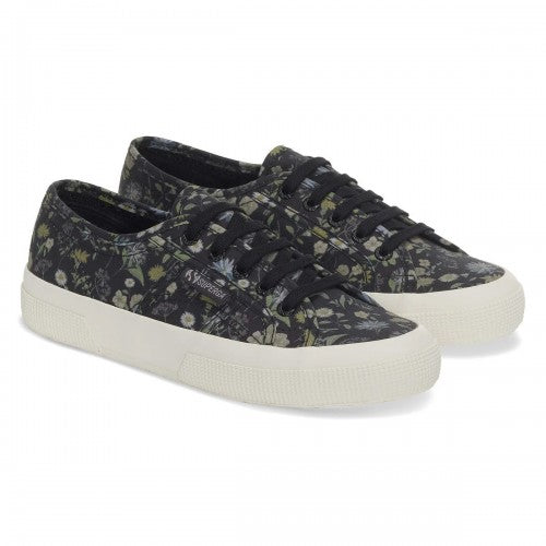 Front - Superga Womens/Ladies 2750 Floral Trainers